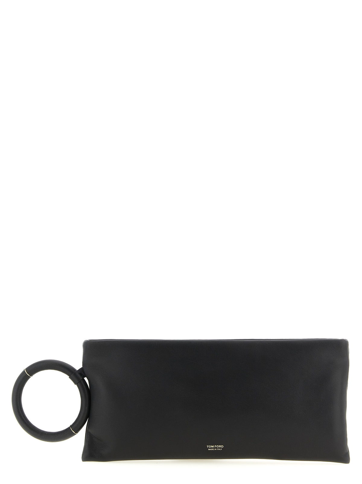 Black Lambskin Clutch Bag