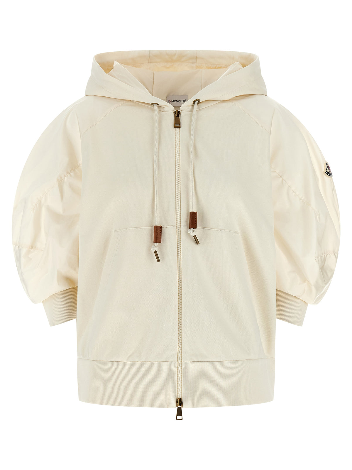 White Cotton Hoodie
