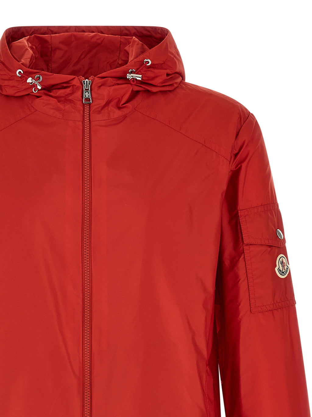 Red Polyamide Shell Jacket