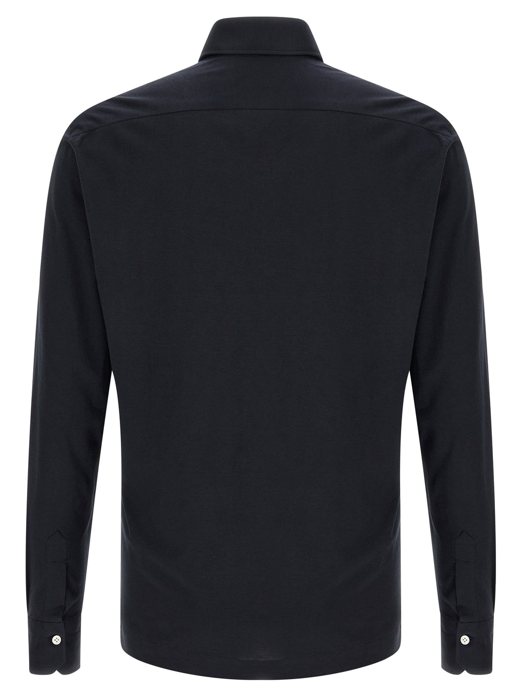 Blue Cotton Polo Shirt