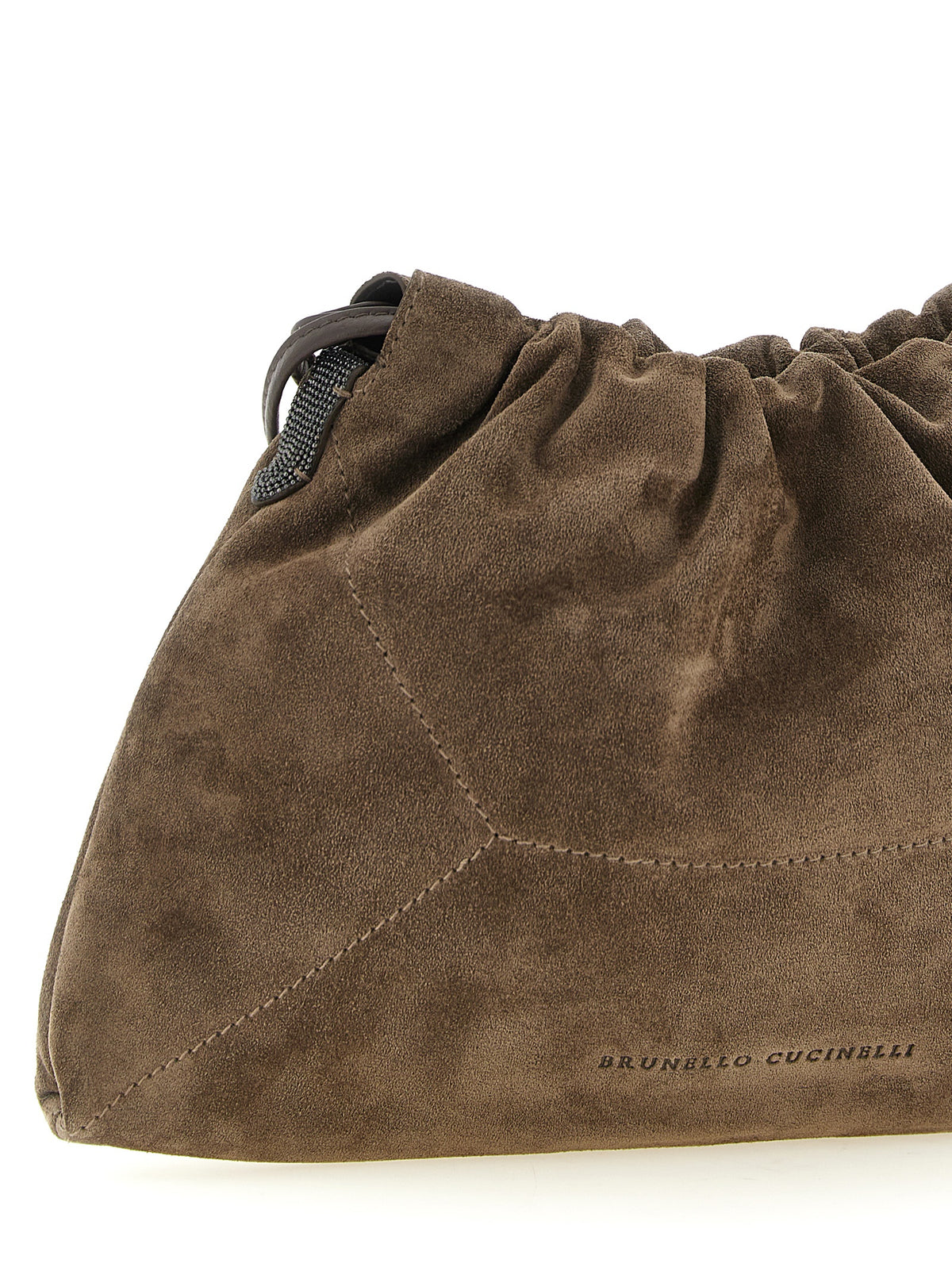 Brown Calfskin Clutch Bag