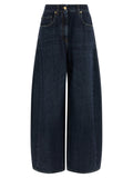 Blue Cotton Jeans Denim
