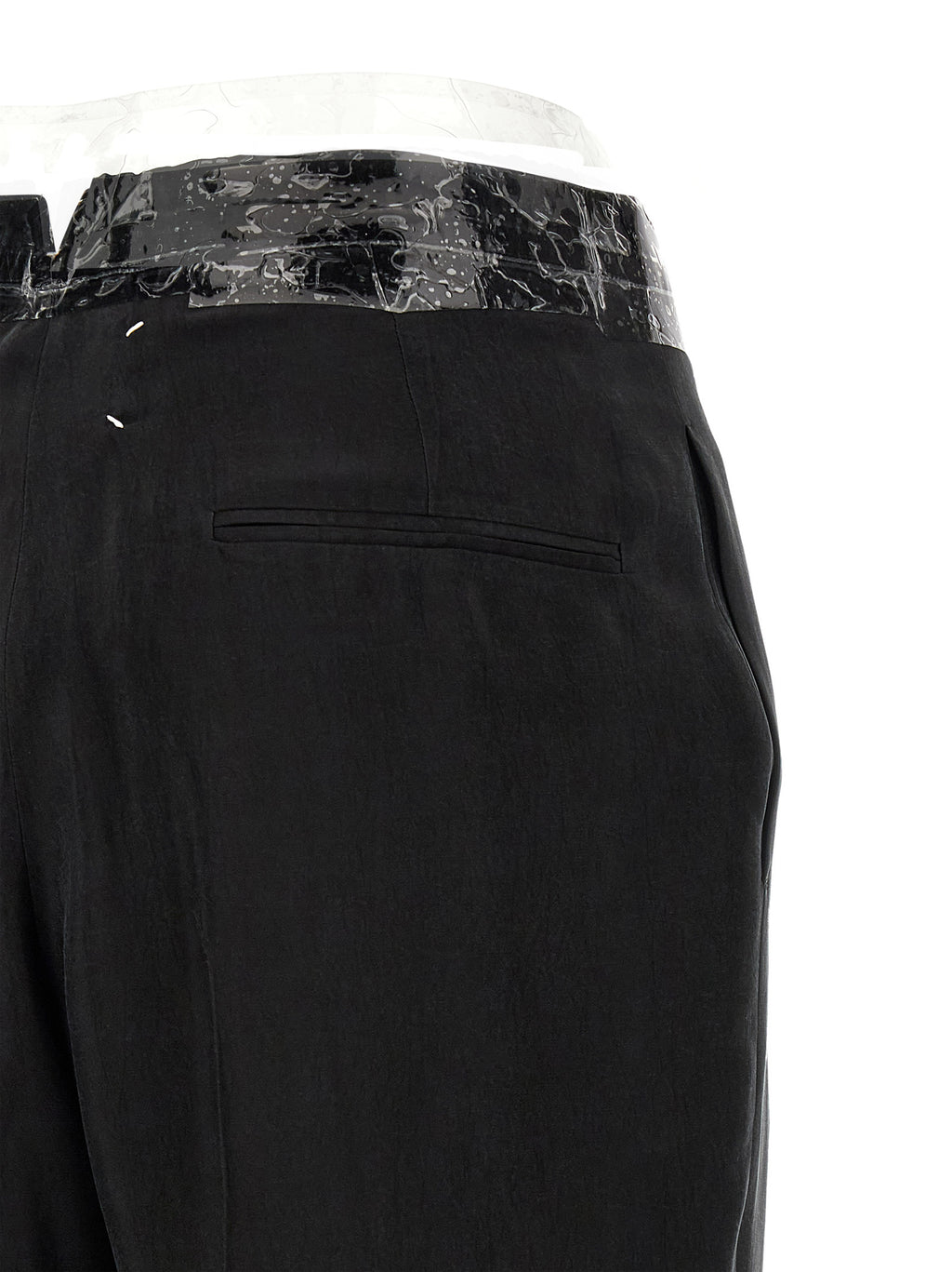 Black Copper Casual Pants
