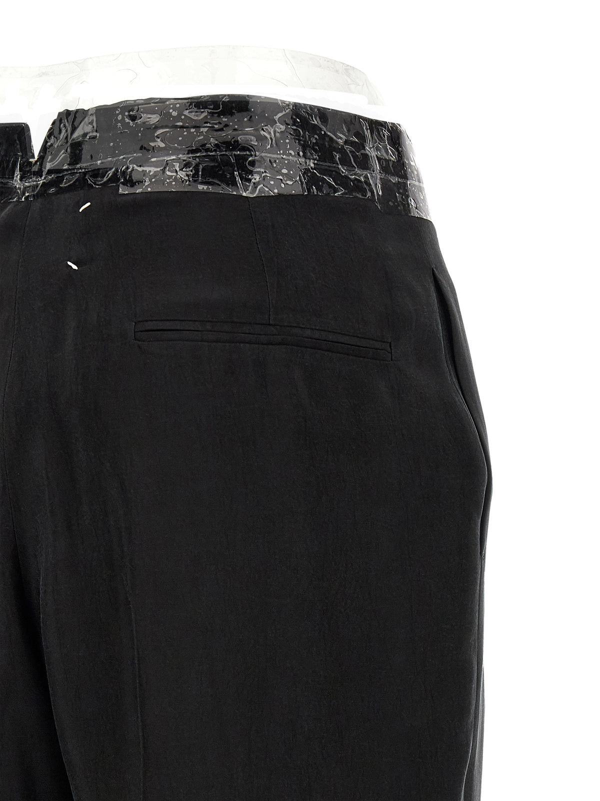 Black Copper Casual Pants