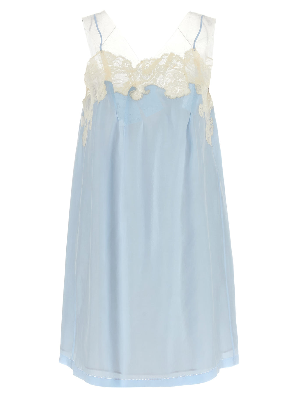 Blue Copper Short Dress