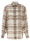 Beige Silk Blouse
