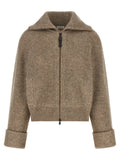 Beige Cashmere Cardigan
