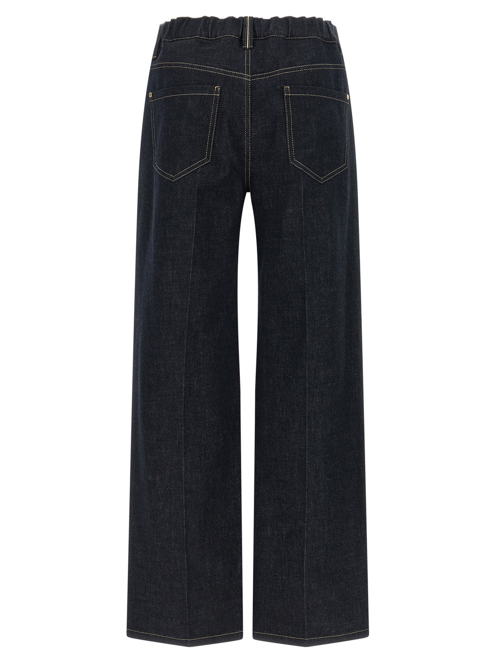 Blue Cotton Jeans Denim