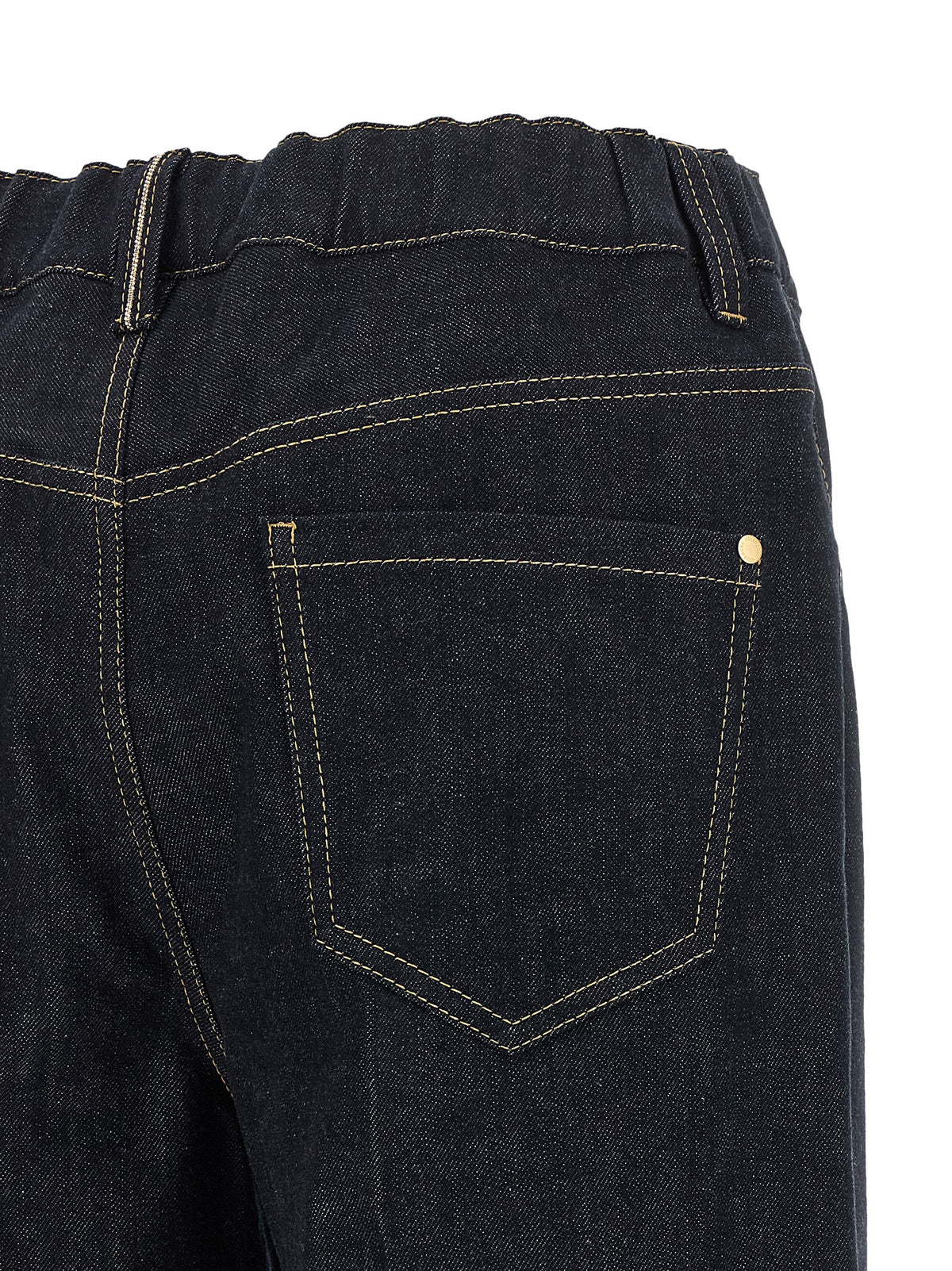 Blue Cotton Jeans Denim