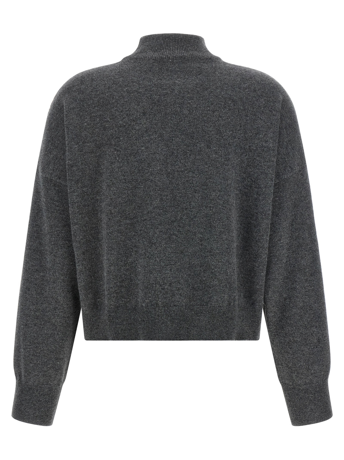 Gray Cashmere Cardigan