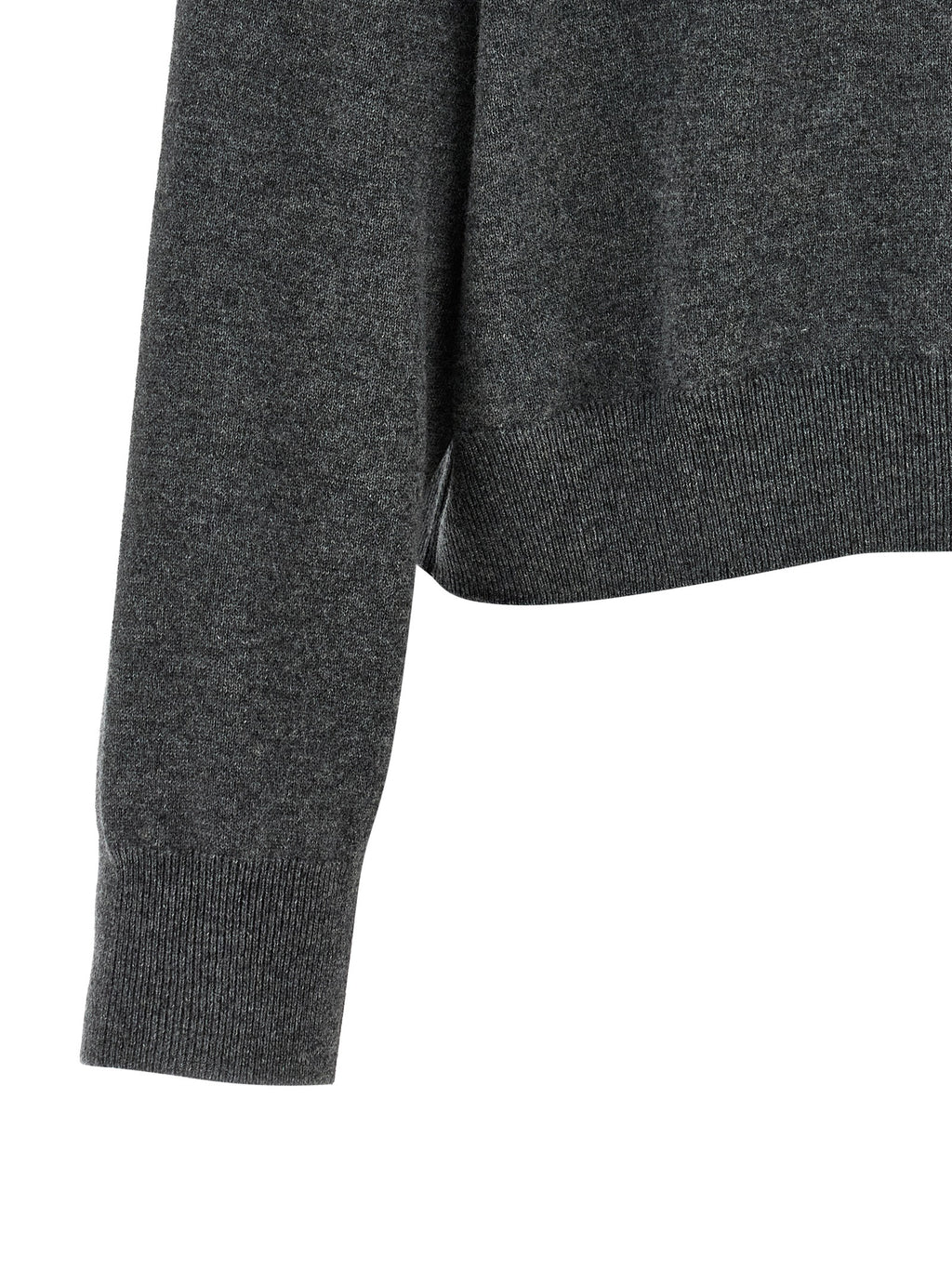 Gray Cashmere Cardigan