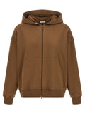 Brown Cotton Hoodie