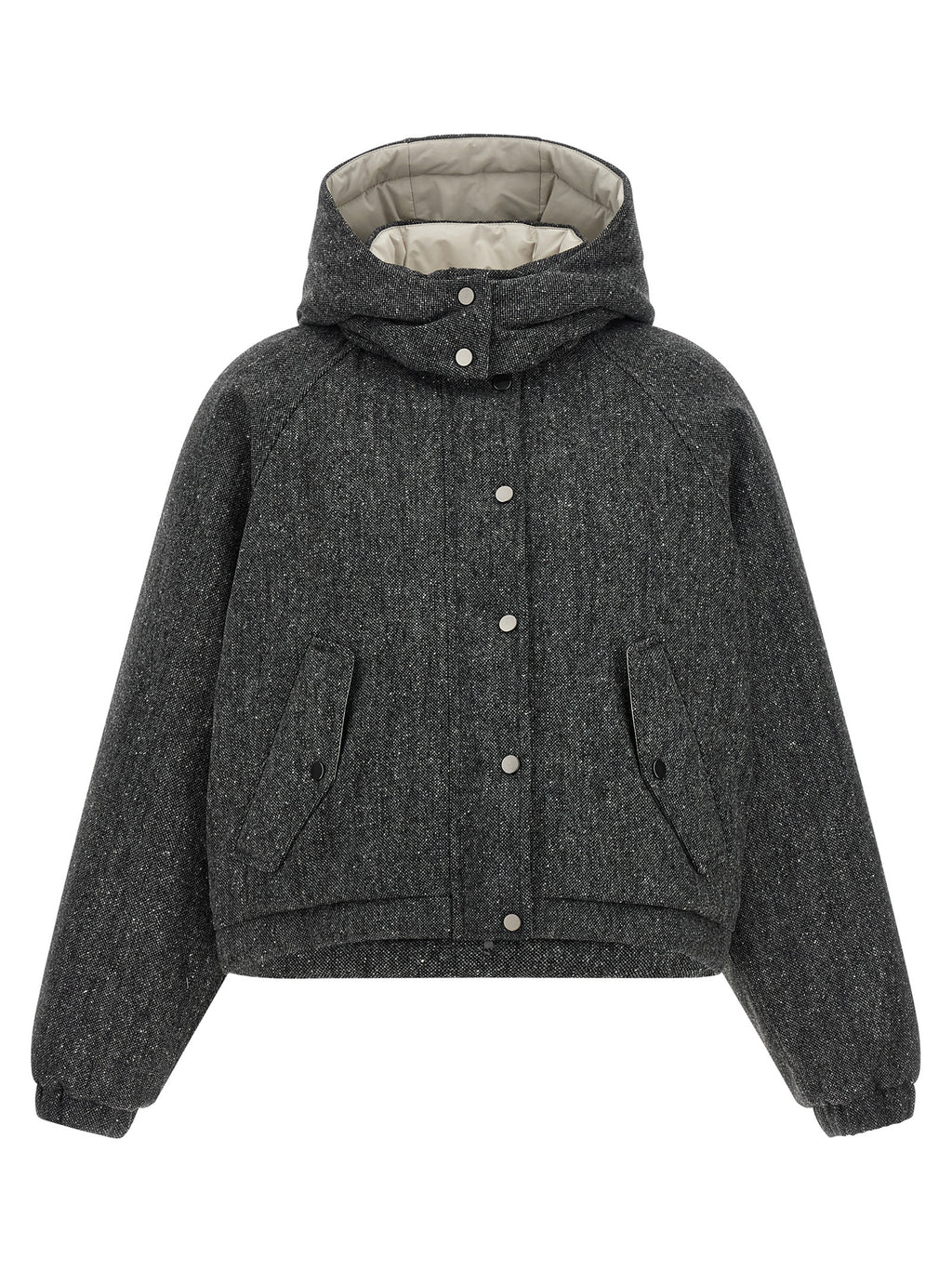 Gray Virgin Wool Jacket
