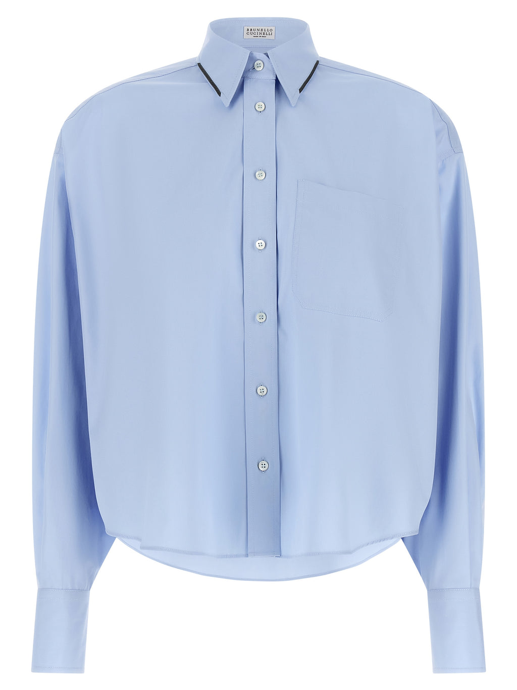 Blue Cotton Blouse