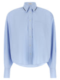 Blue Cotton Blouse