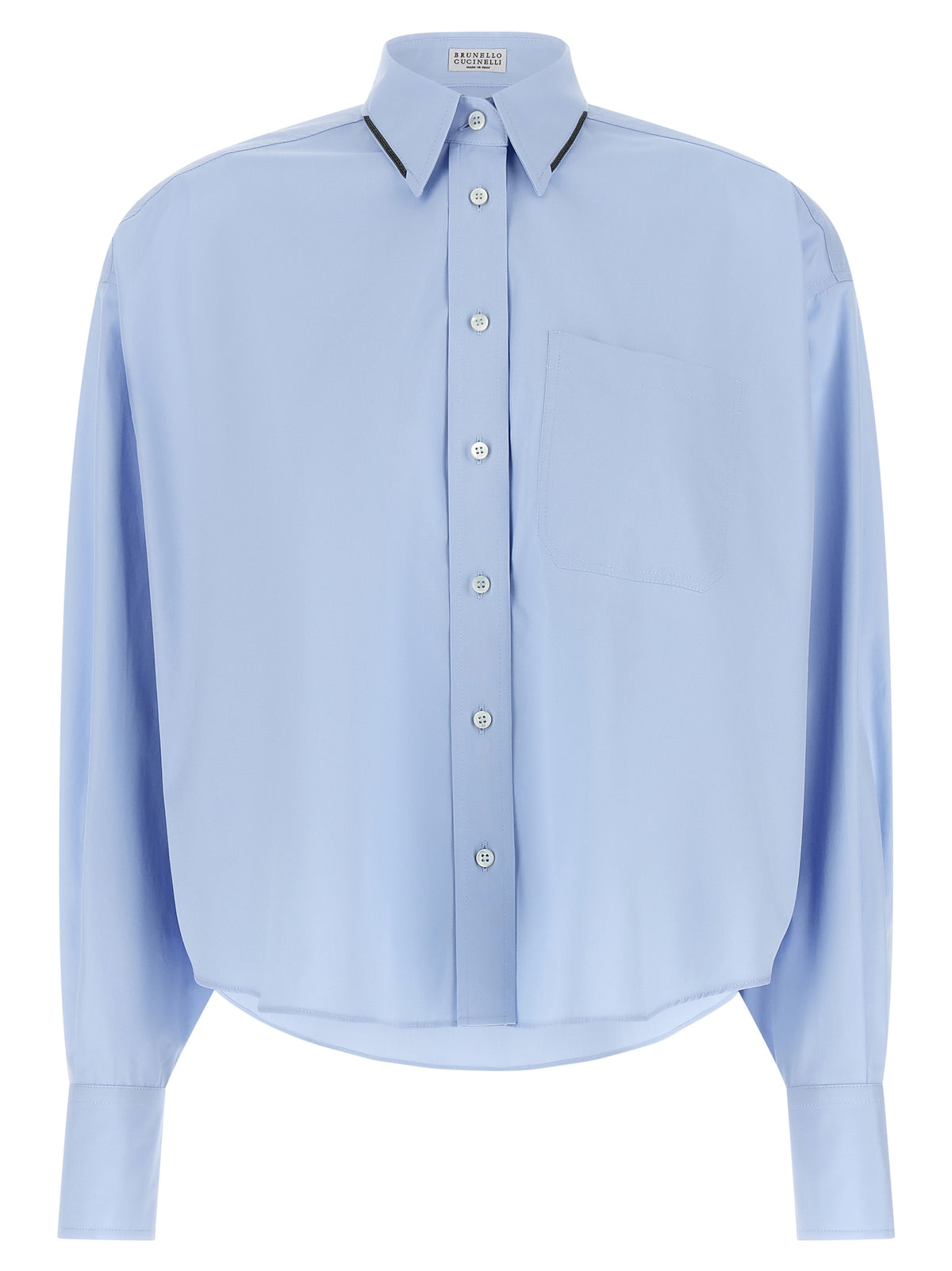 Blue Cotton Blouse