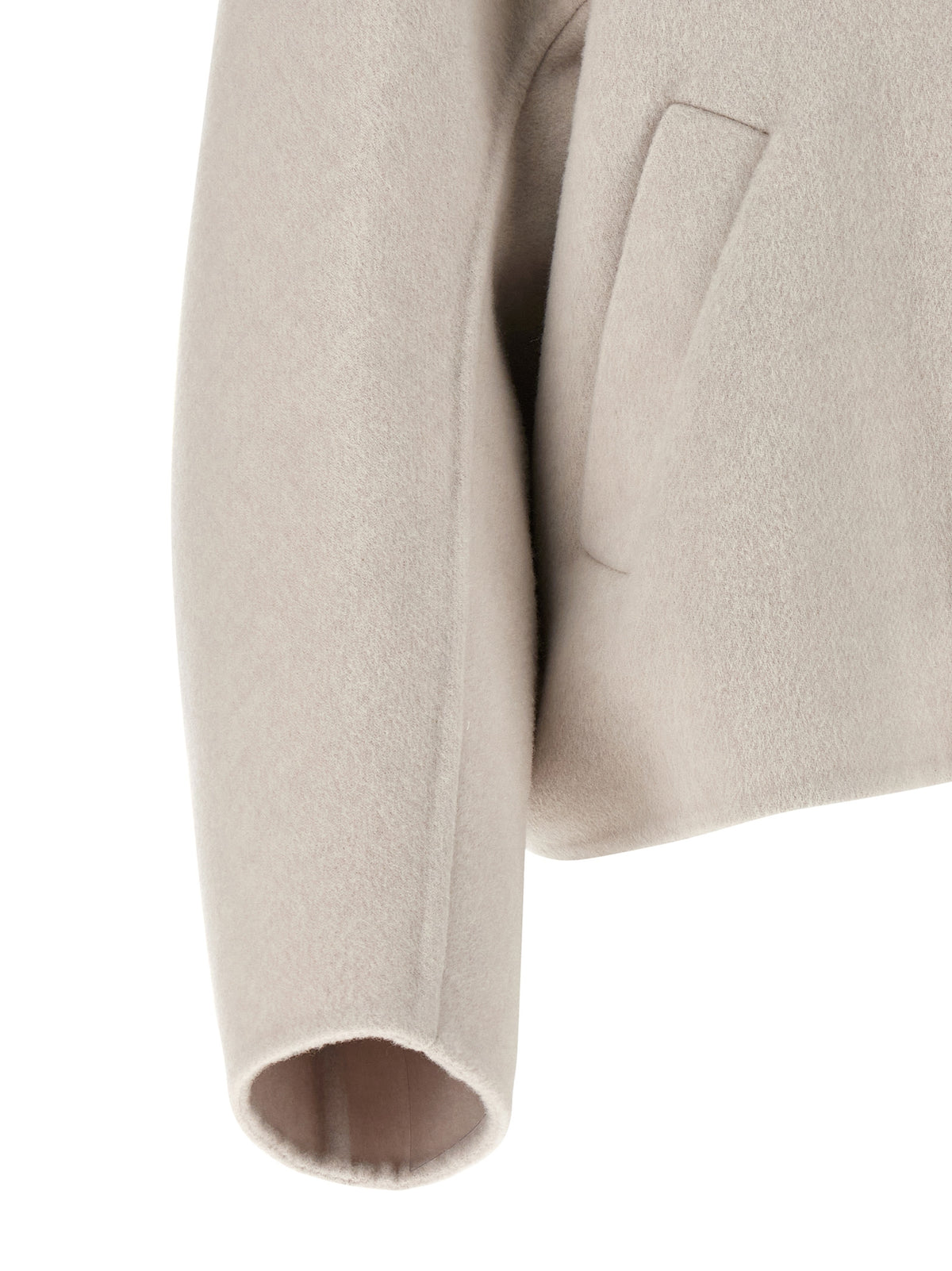 Gray Virgin Wool Coat
