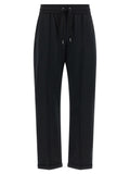 Black Cotton Joggers (Workout Pants)