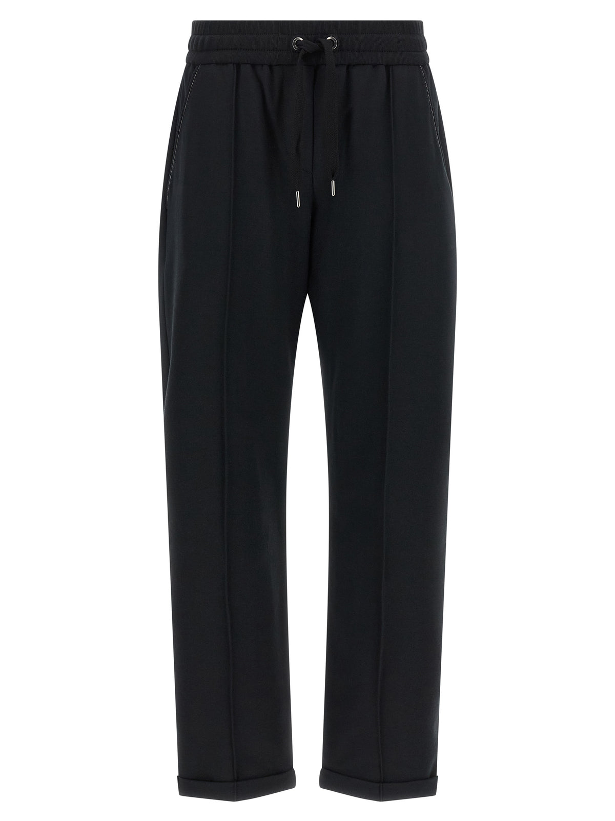 Black Cotton Joggers (Workout Pants)