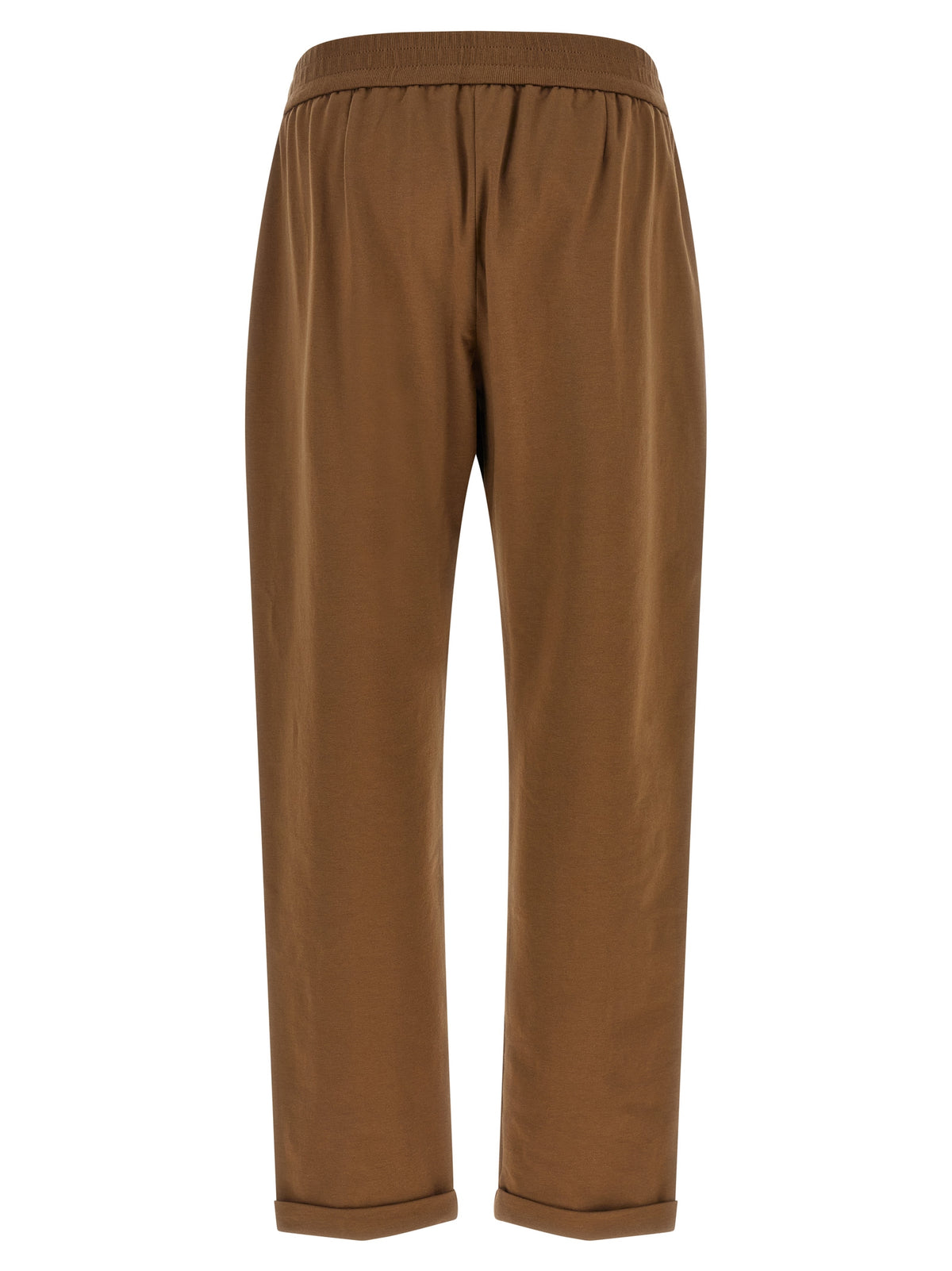 Brown Cotton Joggers (Workout Pants)