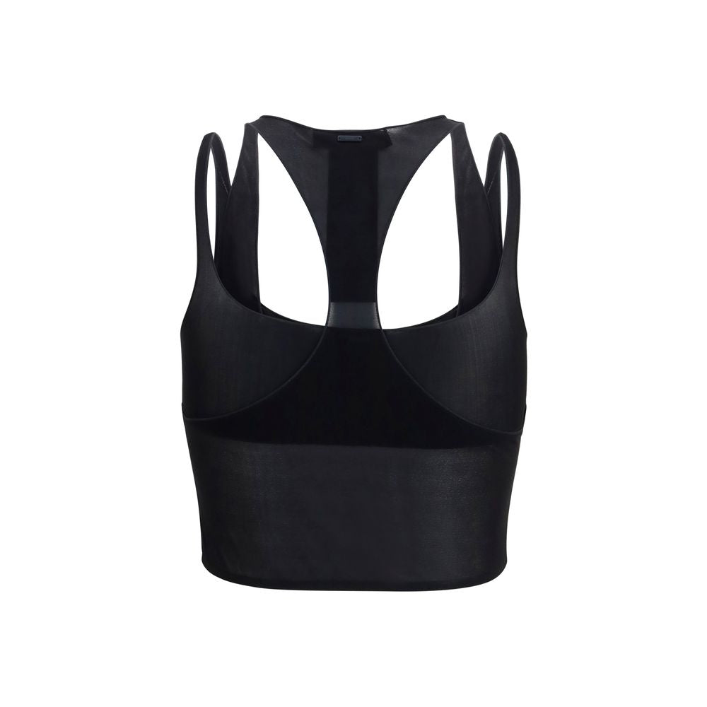 Black Viscose Blouse