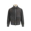 Gray Wool Oves Aries Full-Length Jacket