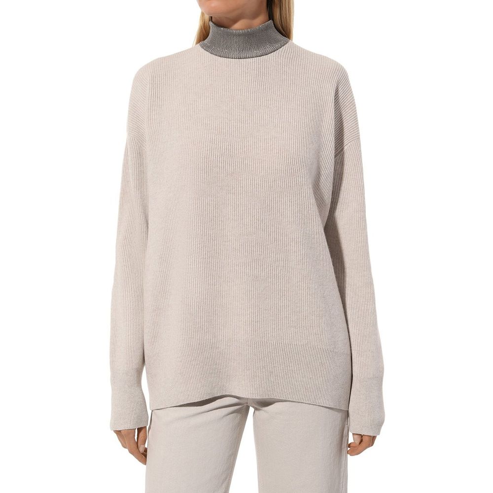 Beige Cashmere Sweater