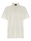 White Cotton Polo Shirt