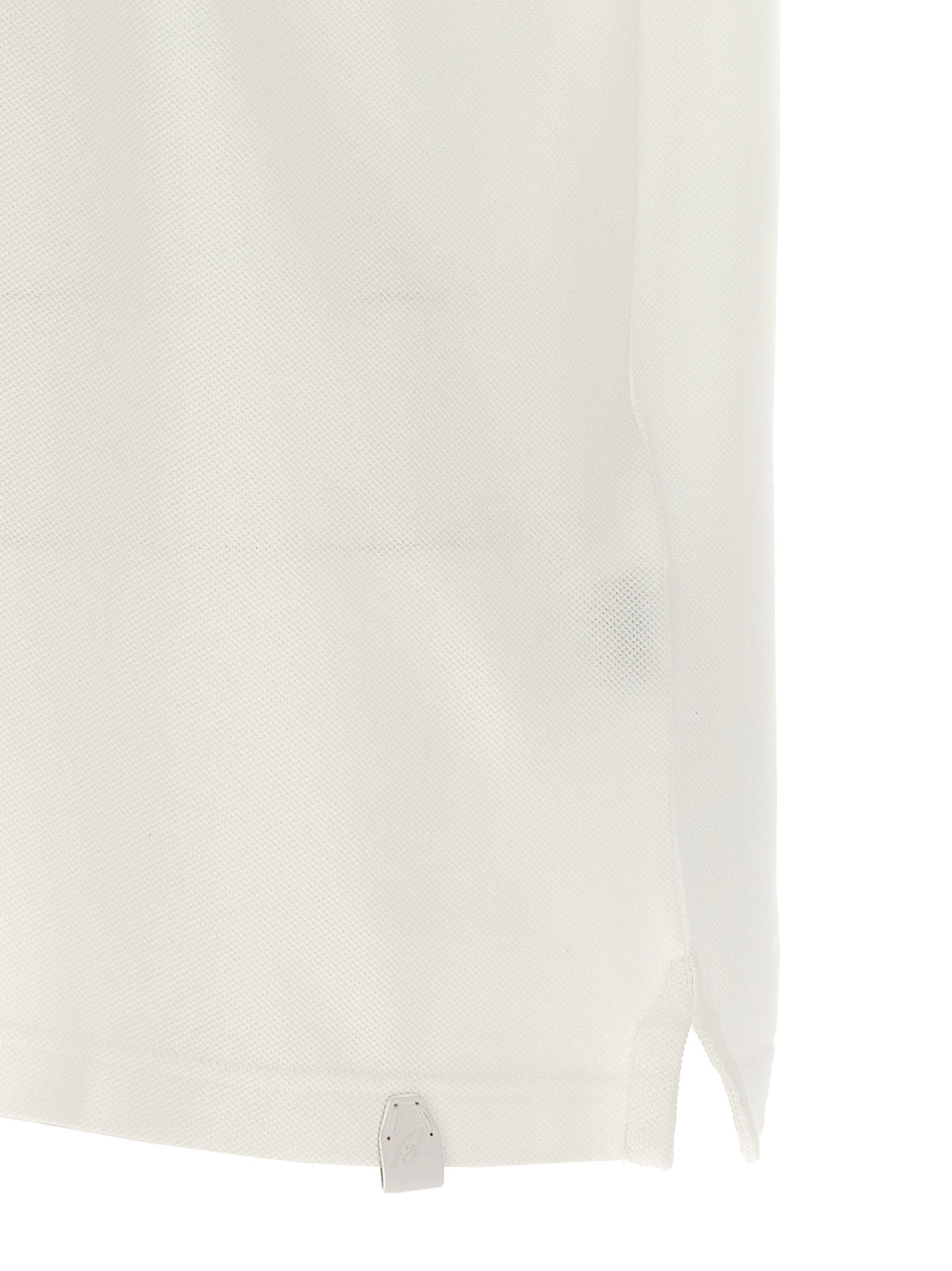 White Cotton Polo Shirt