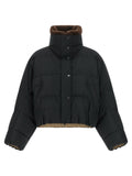 Black Cotton Full-Length Jacket