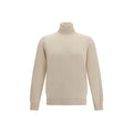 Beige Cashmere Turtleneck