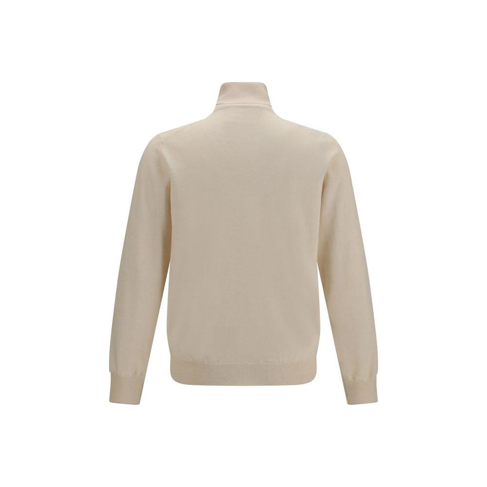 Beige Cashmere Turtleneck