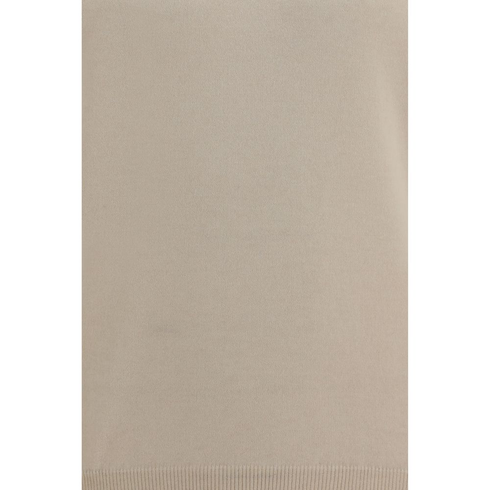 Beige Cashmere Turtleneck