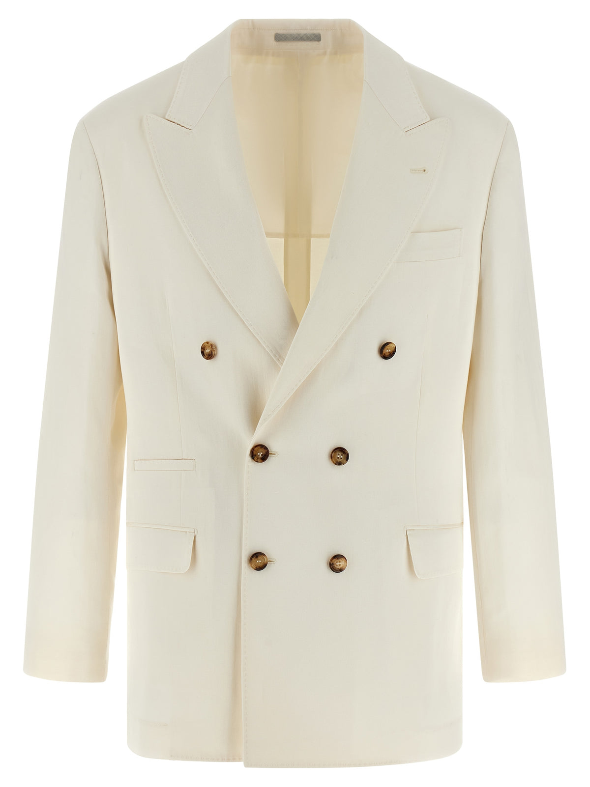 White Silk Blazer