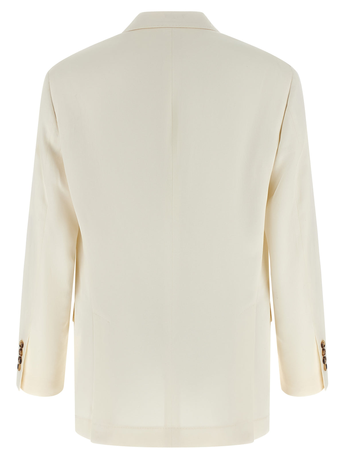 White Silk Blazer