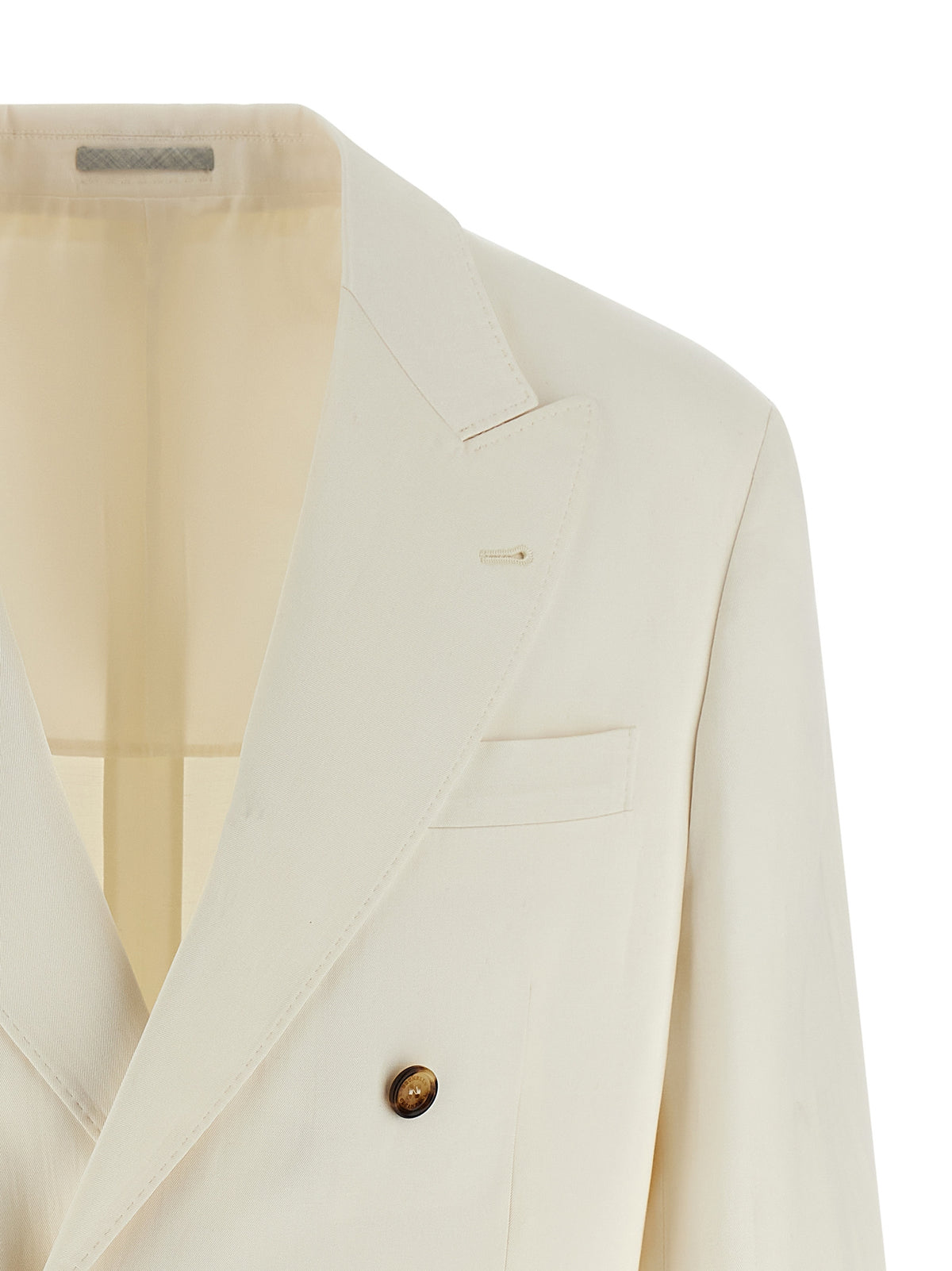 White Silk Blazer