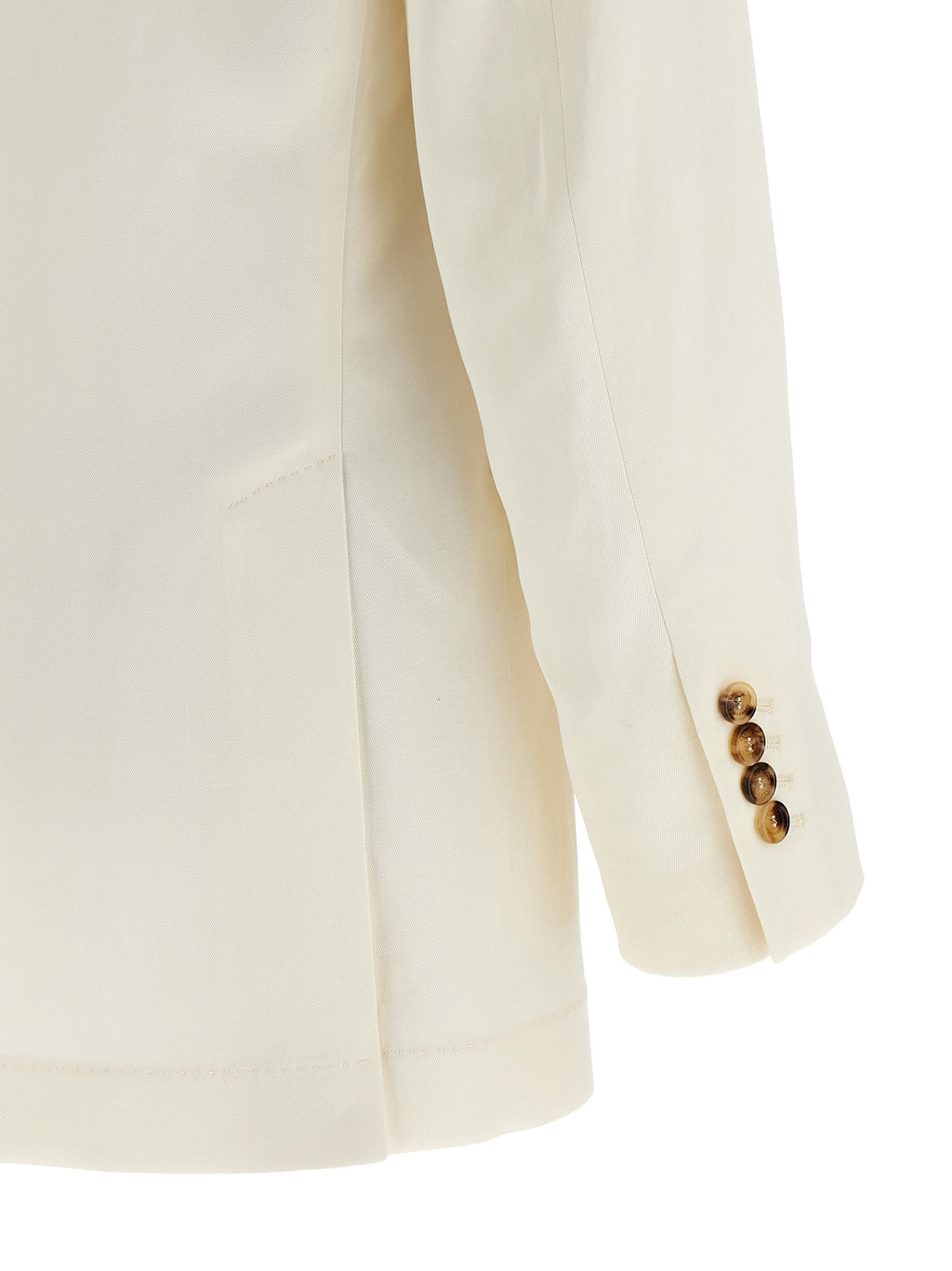 White Silk Blazer
