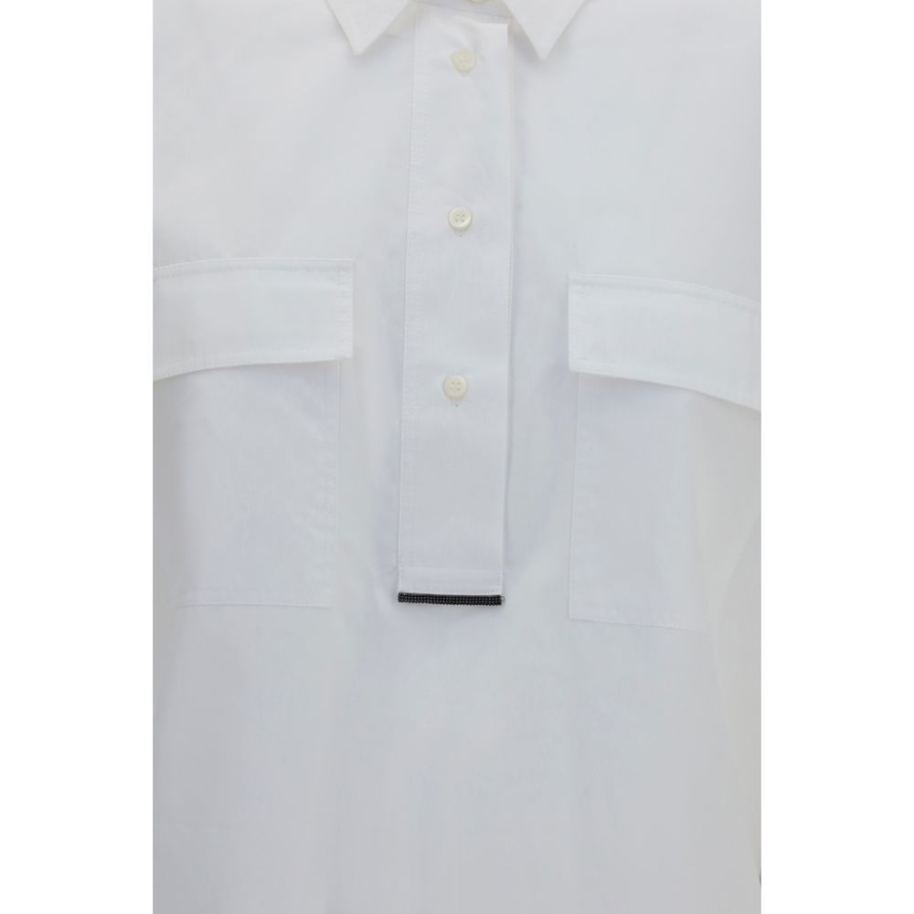 White Cotton Dress Shirt