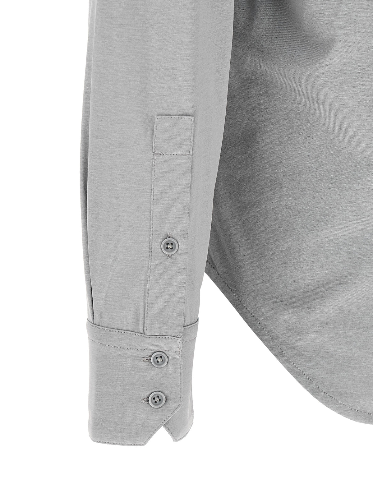 Gray Silk Blouse