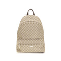 Beige Fabric Backpack