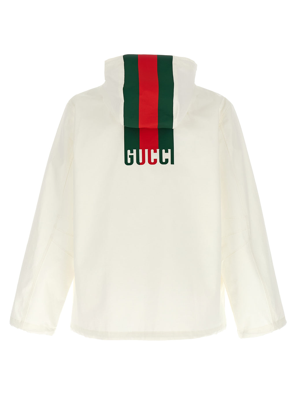 White Cotton Shell Jacket