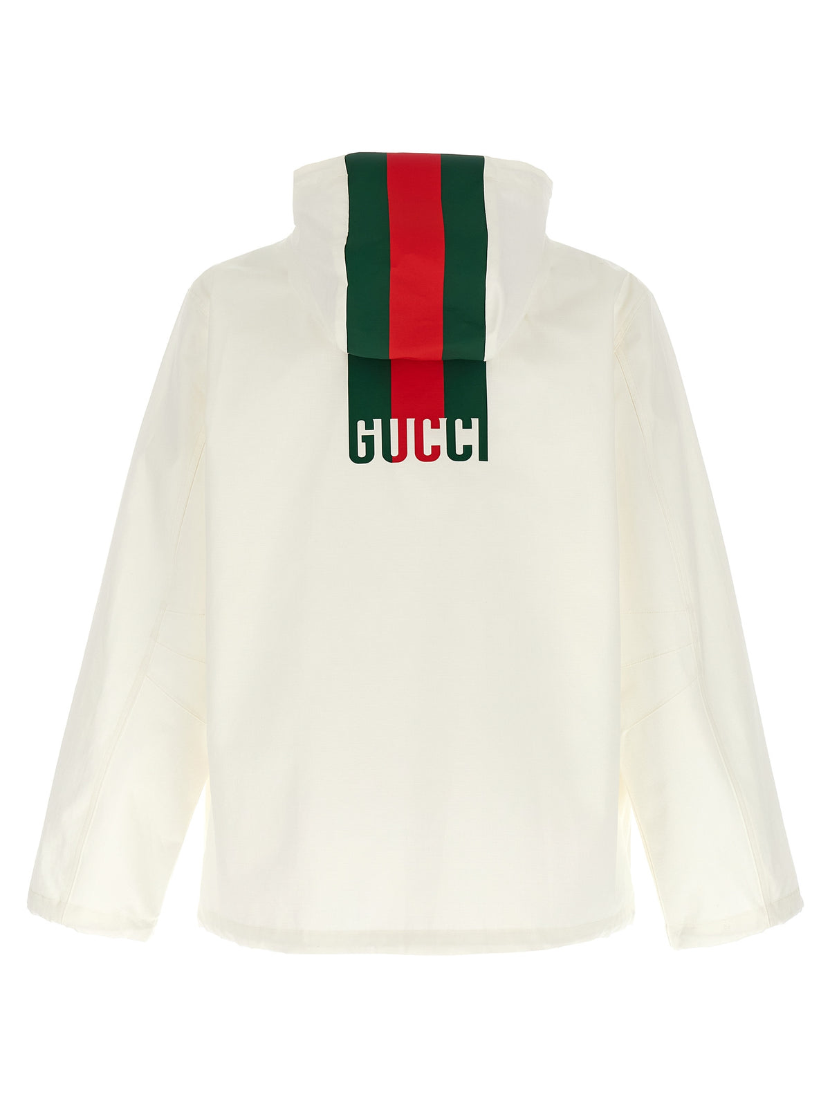 White Cotton Shell Jacket