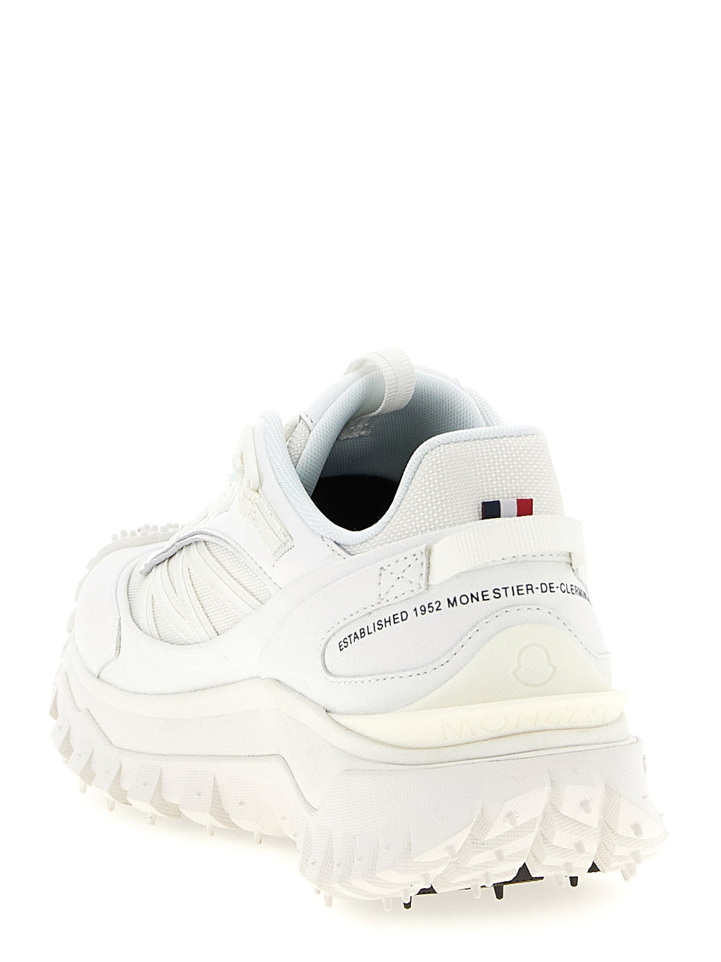 White Polyamide Athletic Sneakers