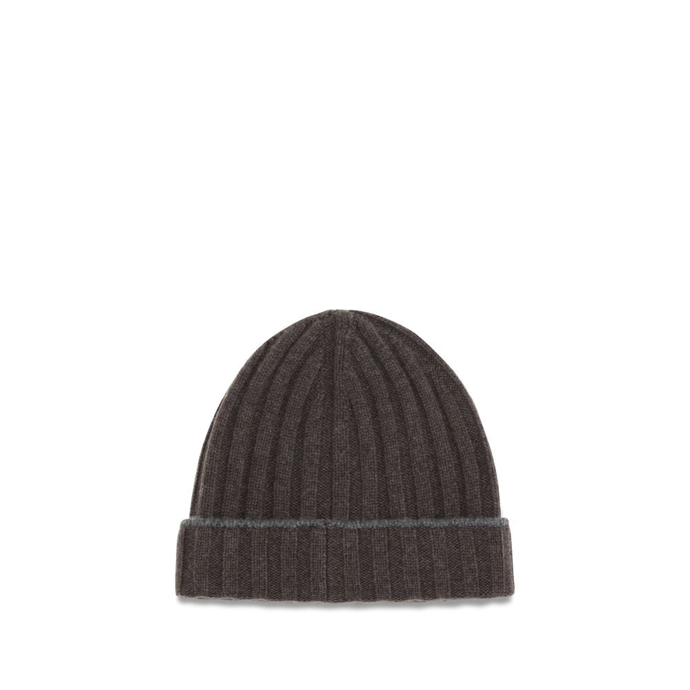 Brown Cashmere Beanie