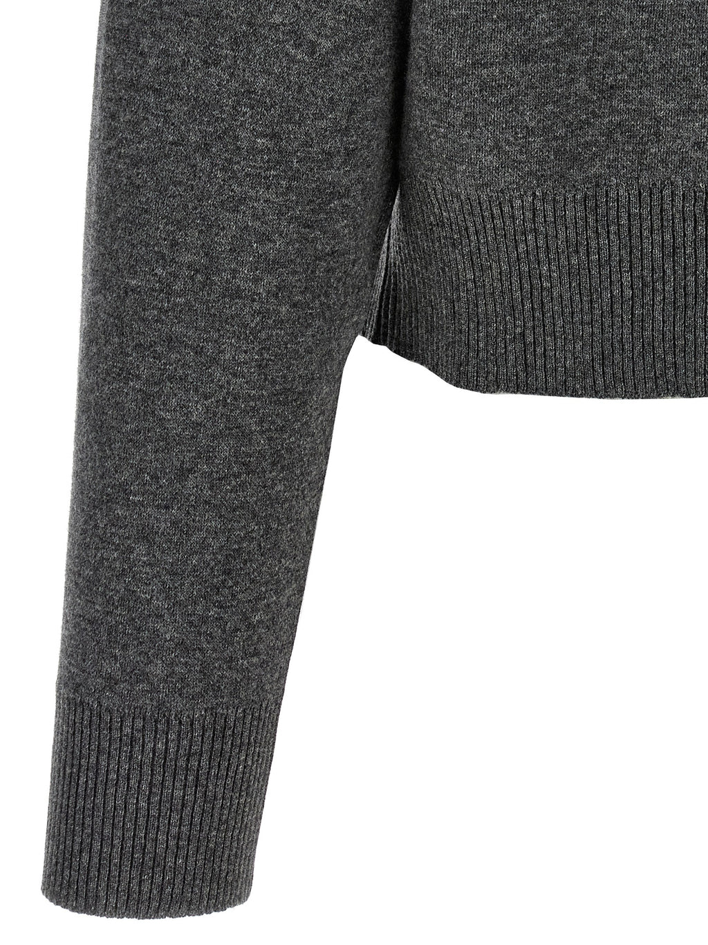Gray Cashmere Cardigan