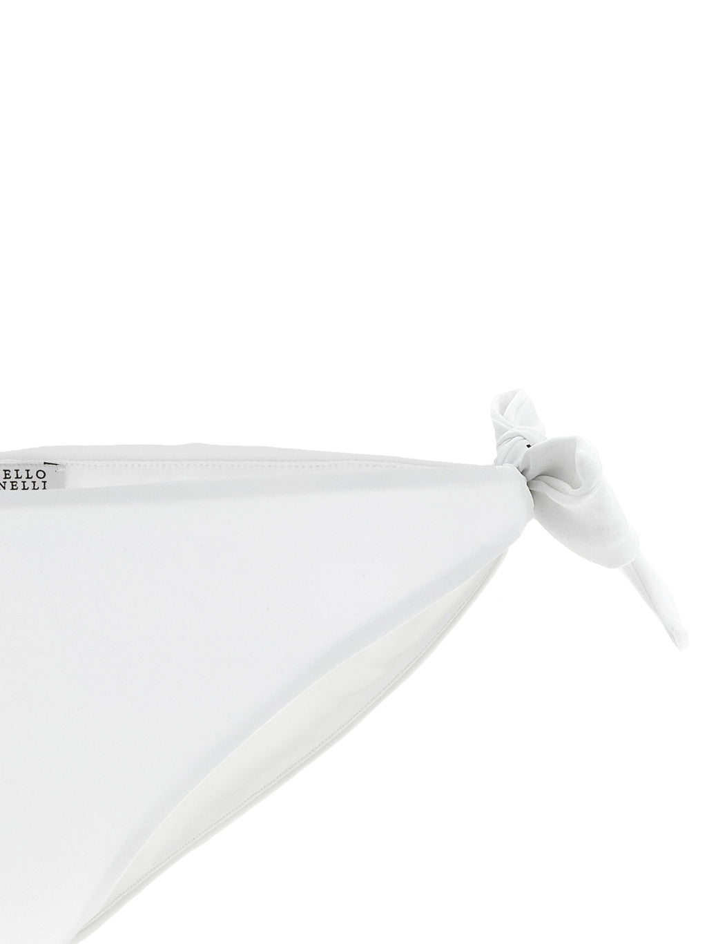 White Polyamide Swim Briefs