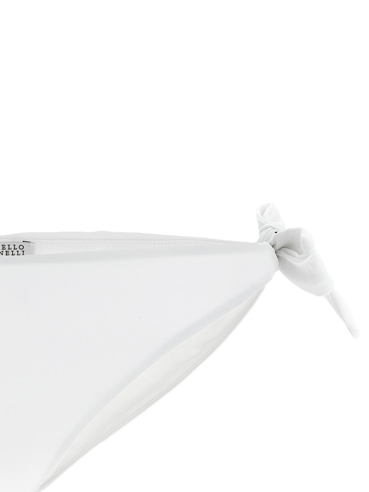 White Polyamide Swim Briefs