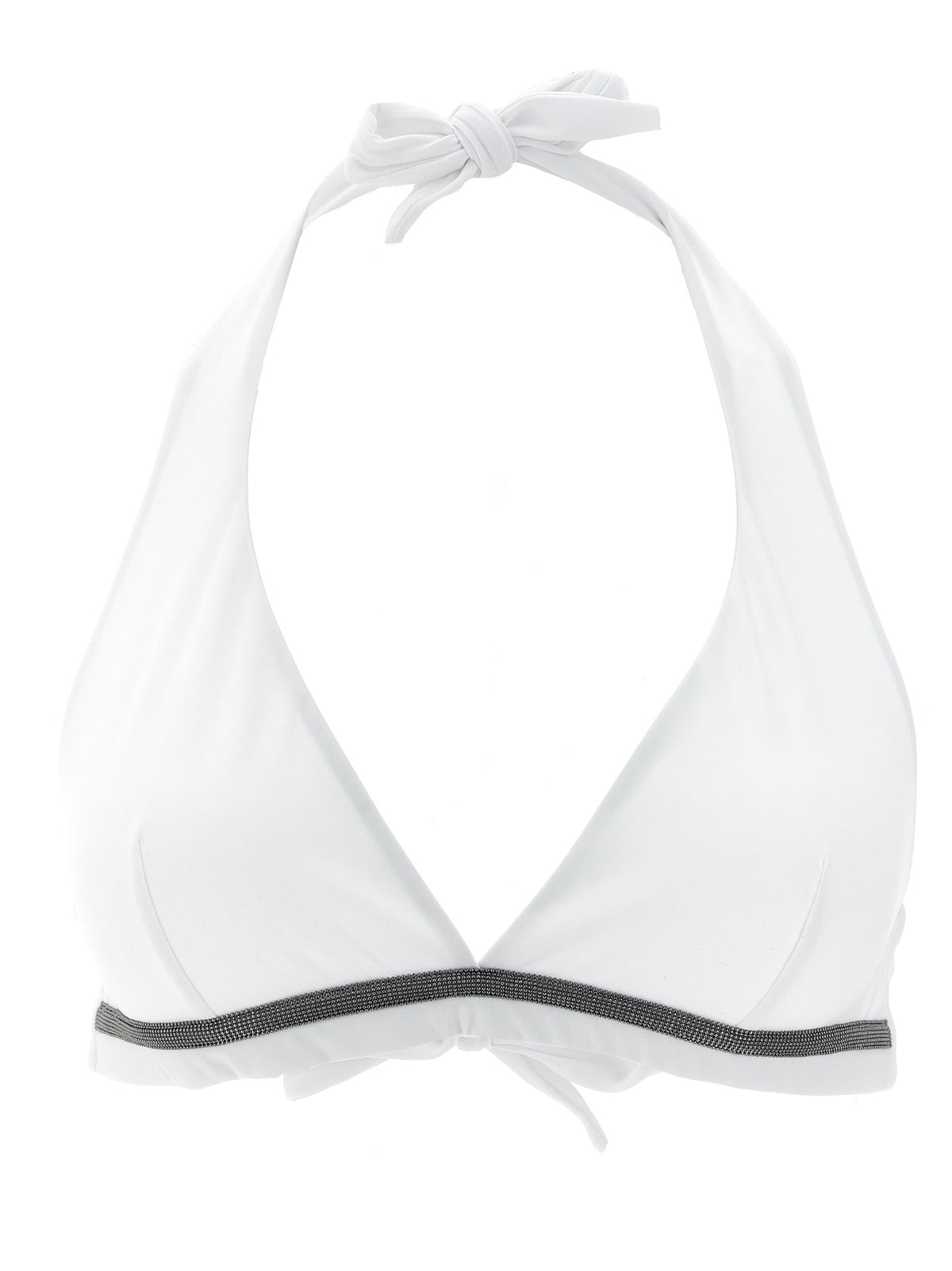 White Polyamide Bikini