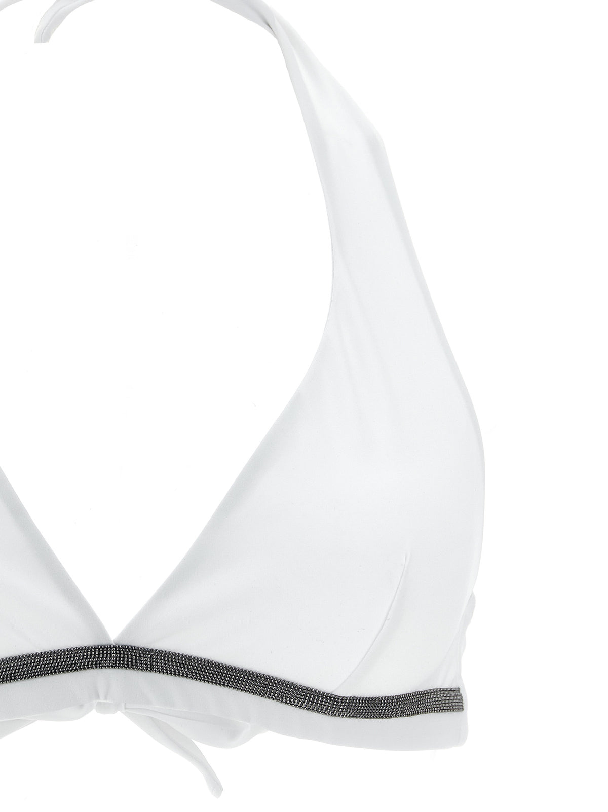 White Polyamide Bikini