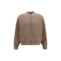 Beige Cashmere Bomber